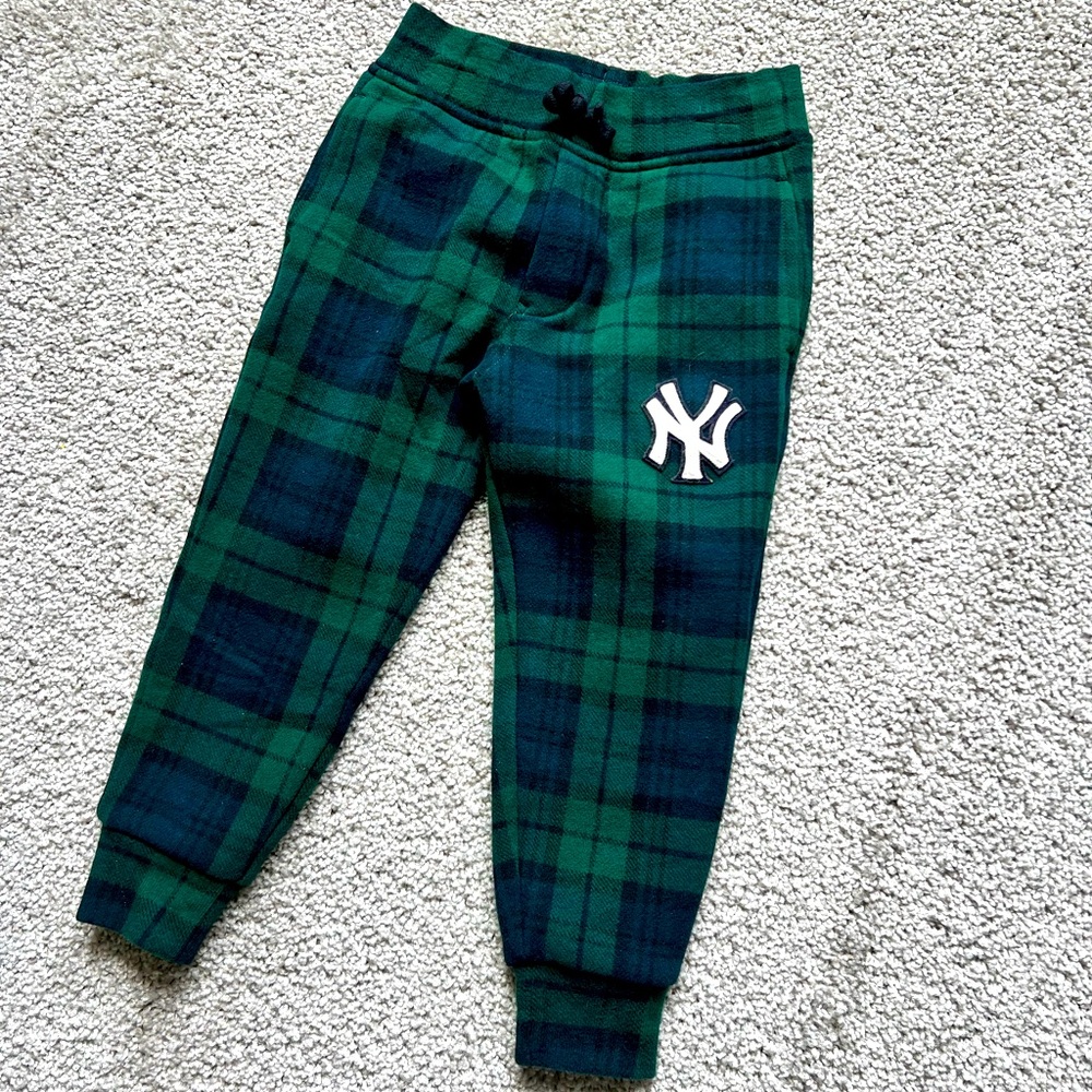 Polo Ralph Lauren Yankees Plaid Pant - Size 3T - Unisex